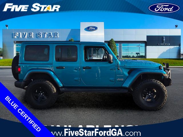 Certified Used 2020 Beige Jeep Unlimited Sahara image 9