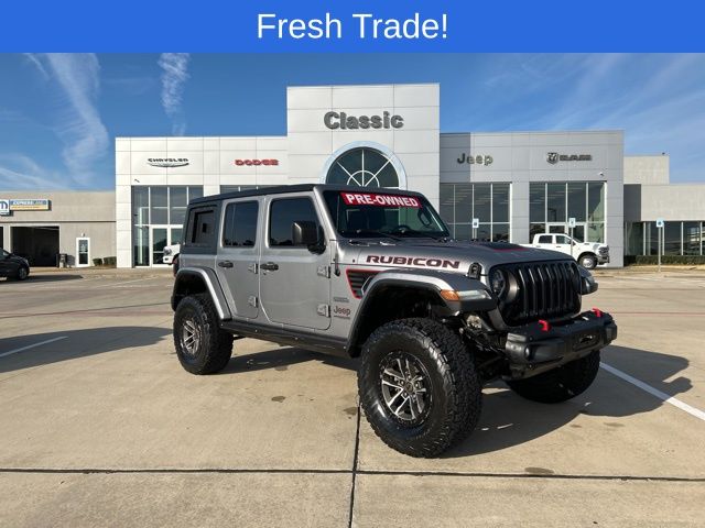 Billet Silver Metallic Clearcoat 2020 Jeep Wrangler Unlimited Rubicon 4WD SUV / Crossover Four-Wheel Drive 8-Speed Automatic