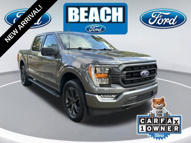 Gray Metallic 2023 Ford F-150 Pickup Truck Four-Wheel Drive Automatic