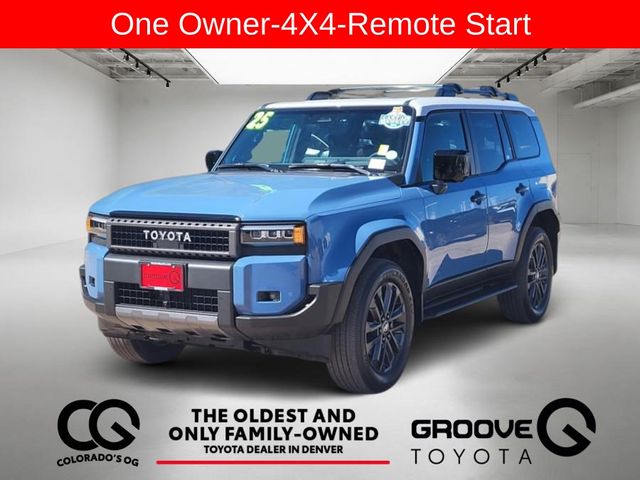 Blue / Gray 2025 Toyota Land Cruiser SUV / Crossover Four-Wheel Drive 8-Speed Automatic