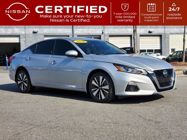 Brilliant Silver Metallic 2021 Nissan Altima 2.5 SL AWD Sedan All-Wheel Drive Continuously Variable Transmission