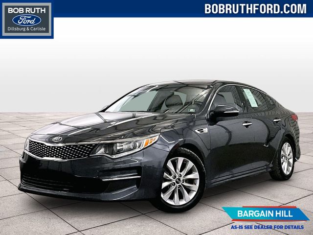 Gray (Platinum Graphite) 2018 Kia Optima Sedan Front-Wheel Drive 6-Speed Automatic