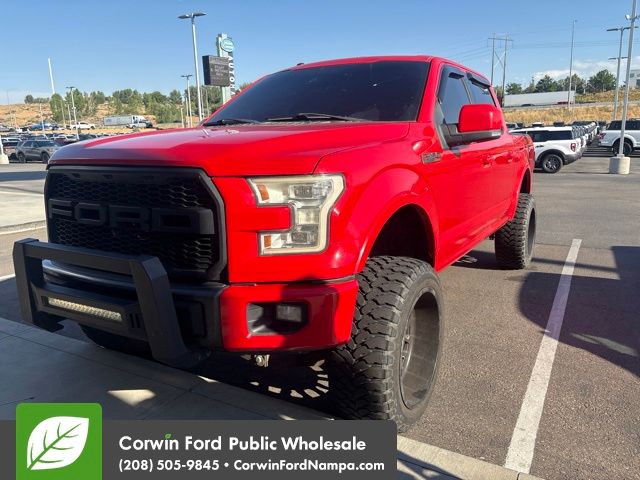 Race Red 2015 Ford F-150 Pickup Truck Four-Wheel Drive 6-Speed Automatic