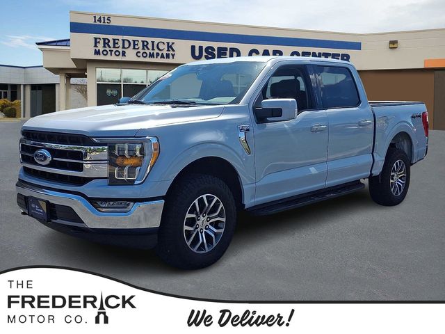 Space White Metallic 2021 Ford F-150 Pickup Truck Four-Wheel Drive Automatic