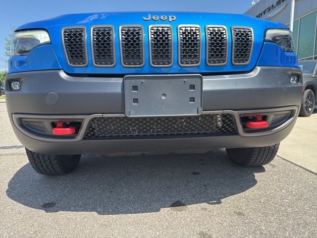 2019 Jeep Cherokee Trailhawk - Hydro Blue Pearlcoat exterior view 4