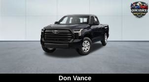 Midnight Black Metallic 2024 Toyota Tundra SR5 CrewMax Cab 4WD Pickup Truck Four-Wheel Drive Automatic