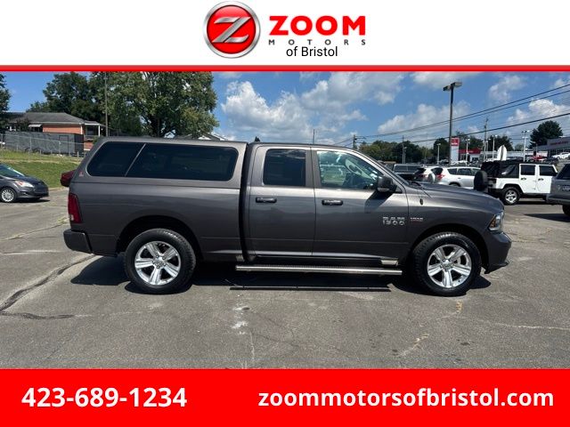 Gray (Granite Crystal Metallic Clearcoat) 2014 RAM 1500 Pickup Truck Four-Wheel Drive 8-Speed Automatic