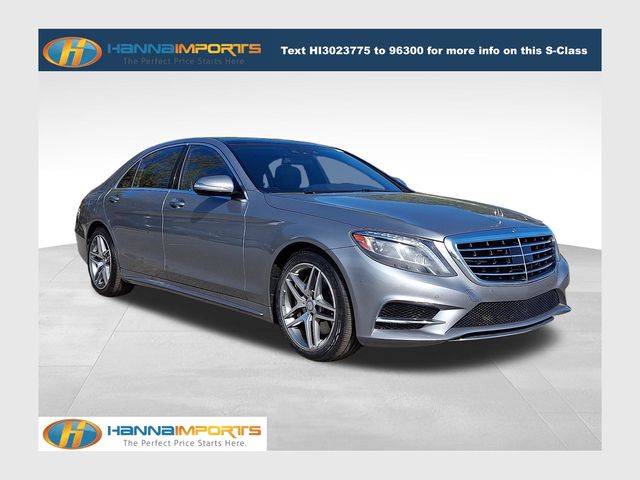 Palladium Silver Metallic 2014 Mercedes-Benz S-Class S 550 Sedan Rear-Wheel Drive 7-Speed Automatic