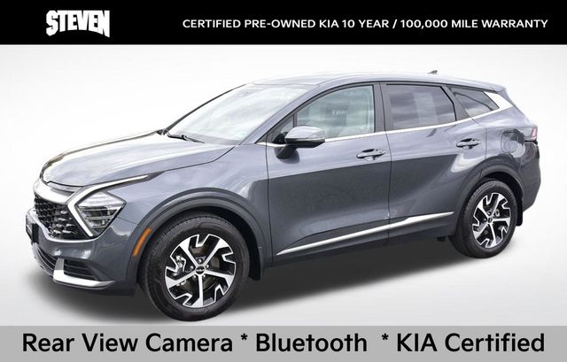 Gravity Gray 2025 Kia Sportage EX FWD SUV / Crossover Front-Wheel Drive 8-Speed Automatic