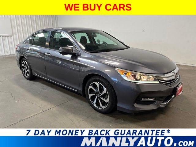 Gray 2017 Honda Accord EX FWD Sedan Front-Wheel Drive Continuously Variable Transmission