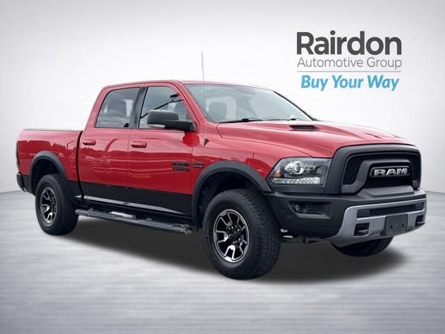 Flame Red Clearcoat 2016 RAM 1500 Pickup Truck Four-Wheel Drive 8-Speed Automatic