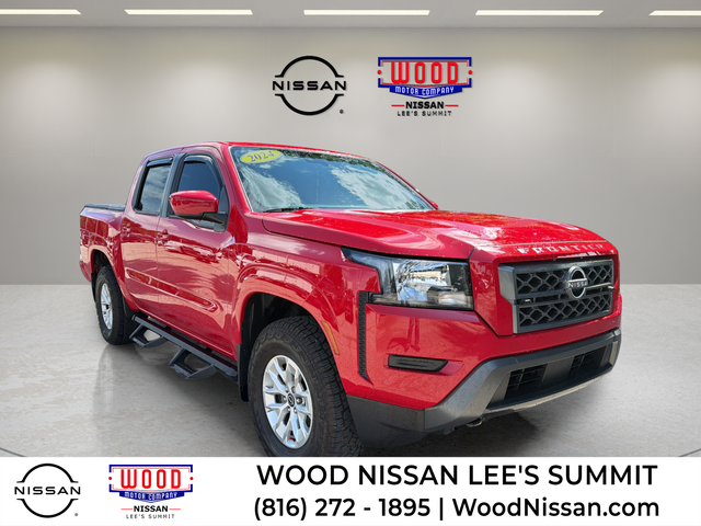 Red Alert 2024 Nissan Frontier Pickup Truck Four-Wheel Drive 9-Speed Automatic Overdrive