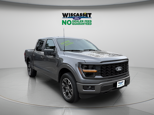 Gray Metallic 2025 Ford F-150 STX 4dr SuperCrew 4WD Pickup Truck Four-Wheel Drive Automatic