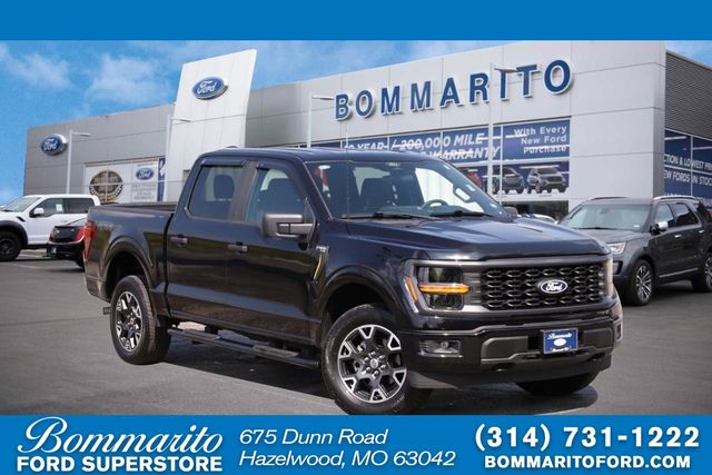 Black Metallic 2024 Ford F-150 Pickup Truck Four-Wheel Drive Automatic