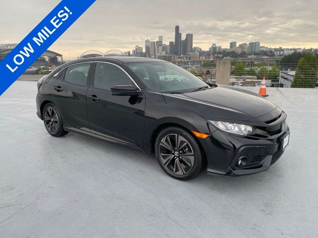 Crystal Black Pearl 2017 Honda Civic Hatchback Hatchback Front-Wheel Drive Continuously Variable Transmission
