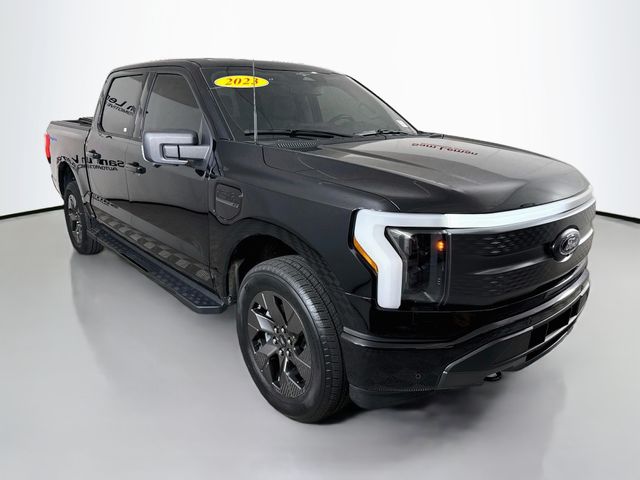 Black Metallic 2023 Ford F-150 Lightning Pickup Truck All-Wheel Drive Automatic