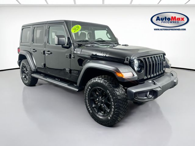 Black Clearcoat 2020 Jeep Wrangler SUV / Crossover Four-Wheel Drive 8-Speed Automatic