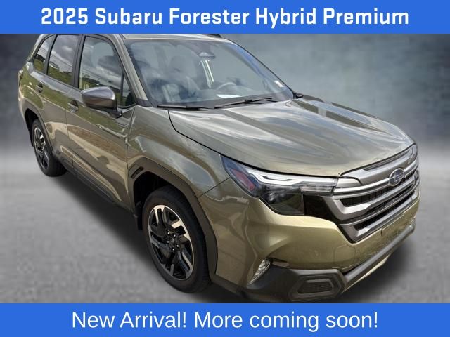 Autumn Green Metallic 2025 Subaru Forester Hybrid Premium AWD SUV / Crossover All-Wheel Drive Continuously Variable Transmission