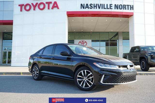 Deep Black 2025 Volkswagen Jetta SE FWD Sedan Front-Wheel Drive 8-Speed Automatic