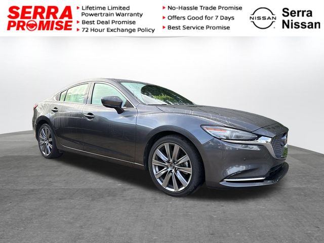 Machine Gray Metallic 2019 Mazda MAZDA6 Signature FWD Sedan Front-Wheel Drive 6-Speed Automatic