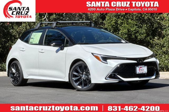 Midnight Black Metallic 2026 Toyota Corolla Hatchback Hatchback Front-Wheel Drive Continuously Variable Transmission