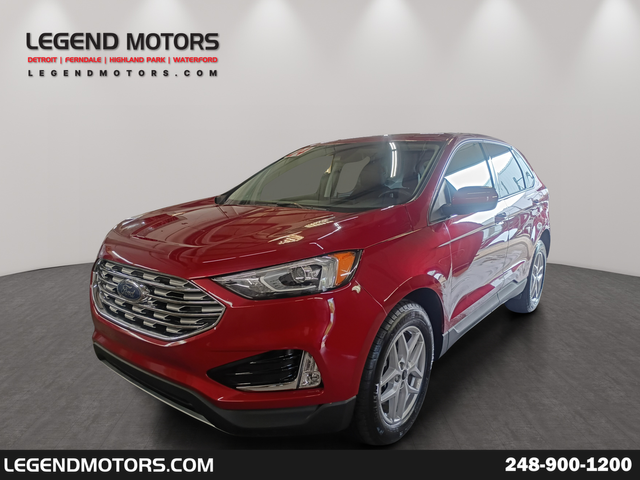 Red Metallic 2024 Ford Edge SUV / Crossover All-Wheel Drive 8-Speed Automatic