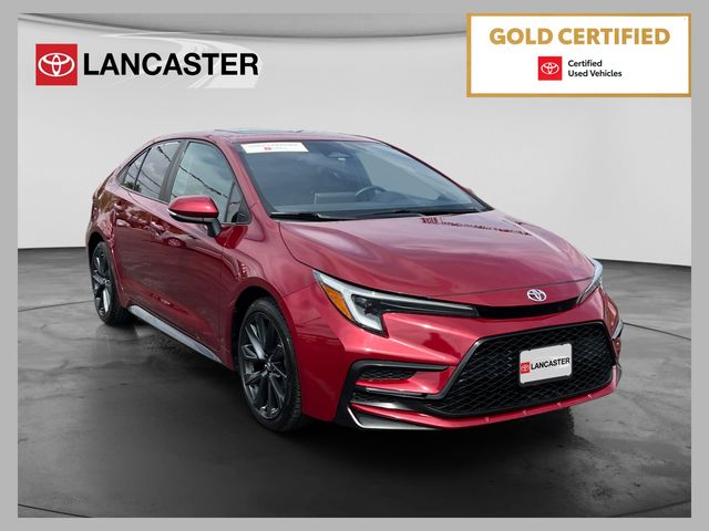 Red 2023 Toyota Corolla XSE FWD Sedan Front-Wheel Drive Continuously Variable Transmission