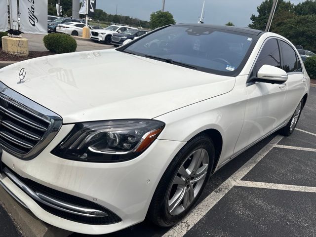 White 2020 Mercedes-Benz S-Class Sedan All-Wheel Drive 9-Speed Automatic