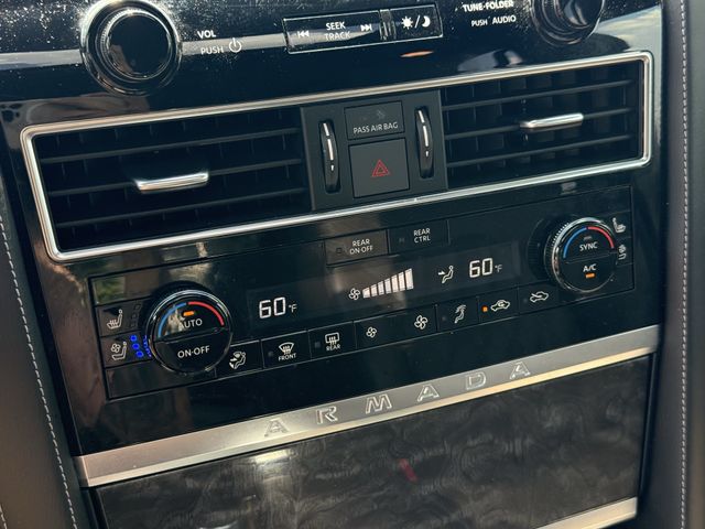2024 Nissan Armada Platinum White at EAG Ford Navasota