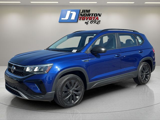 Blue 2022 Volkswagen Taos SUV / Crossover All-Wheel Drive 7-Speed Dual Clutch