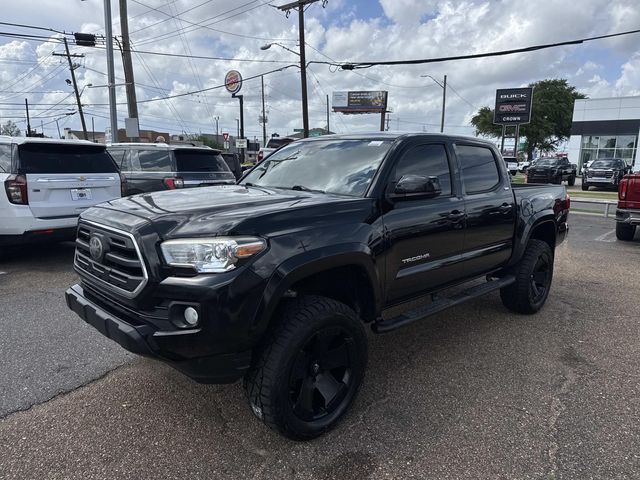 Midnight Black 2019 Toyota Tacoma SR5 V6 Double Cab RWD Pickup Truck 4X2 6-Speed Automatic