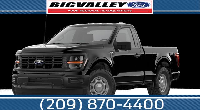 Black Metallic 2026 Ford F-150 XL Regular Cab 4WD Pickup Truck Four-Wheel Drive Automatic