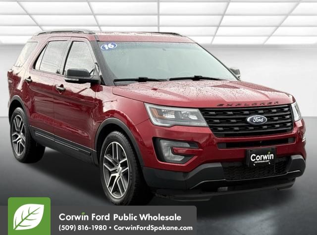 Ruby Red Metallic 2016 Ford Explorer Sport 4WD SUV / Crossover All-Wheel Drive 6-Speed Automatic