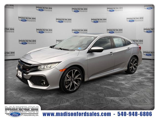 Lunar Silver Metallic 2019 Honda Civic Sedan Front-Wheel Drive 6-Speed Manual