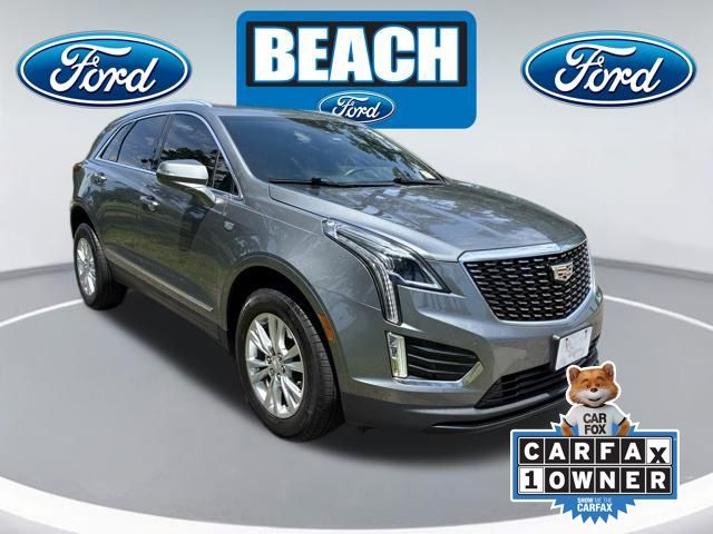 Gray (Satin Steel Metallic) 2020 Cadillac XT5 SUV / Crossover Front-Wheel Drive 9-Speed Automatic