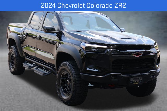 Black 2024 Chevrolet Colorado Pickup Truck Four-Wheel Drive 8-Speed Automatic