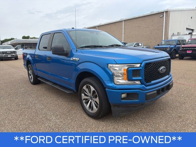 Blue Metallic 2019 Ford F-150 XL SuperCrew RWD Pickup Truck 4X2 Automatic