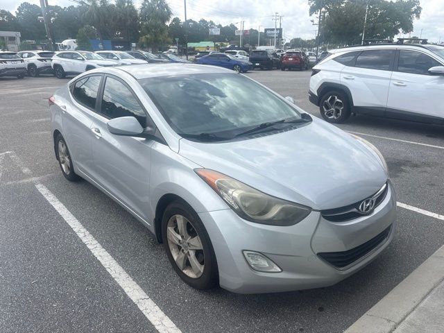 Shimmering Air Silver 2012 Hyundai Elantra Sedan Front-Wheel Drive 6-Speed Automatic Overdrive