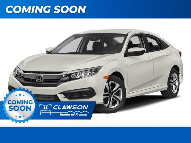 Polished Metal Metallic 2017 Honda Civic LX Sedan Front-Wheel Drive Continuously Variable Transmission