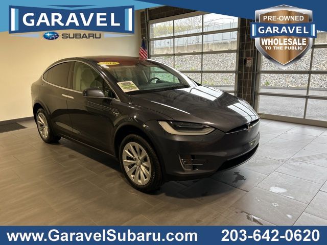 Midnight Silver Metallic 2018 Tesla Model X 75D AWD SUV / Crossover All-Wheel Drive 1-Speed Automatic