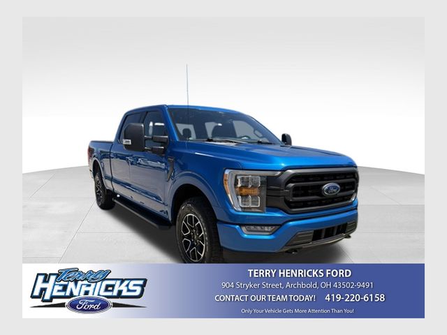 Velocity Blue Metallic 2021 Ford F-150 Pickup Truck Four-Wheel Drive Automatic