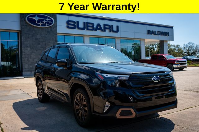 Crystal Black Silica 2025 Subaru Forester Sport Crossover AWD SUV / Crossover All-Wheel Drive Continuously Variable Transmission