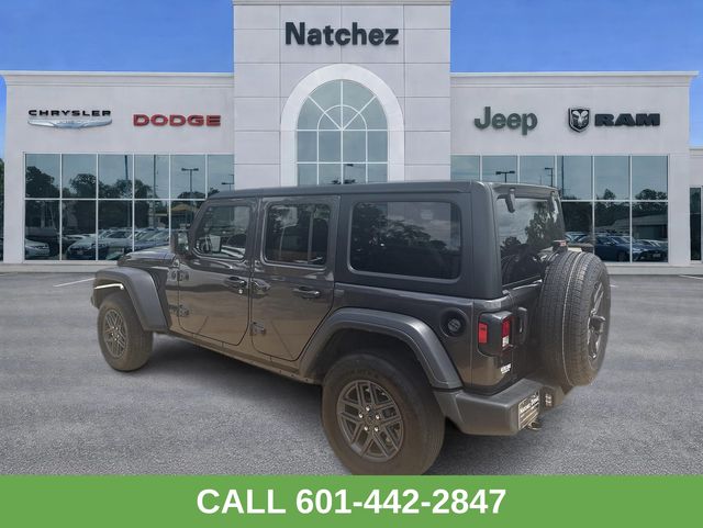 Gray (Granite Crystal Metallic Clearcoat) 2025 Jeep Wrangler Sport S 4-Door 4WD SUV / Crossover Four-Wheel Drive 8-Speed Automatic
