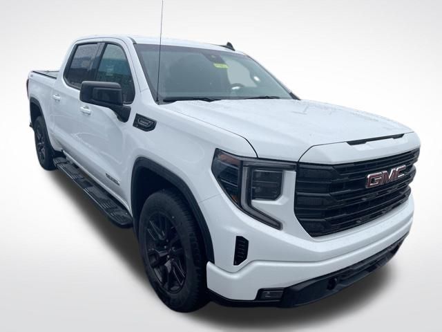 Summit White 2024 GMC Sierra 1500 Elevation Standard Crew Cab 4WD Pickup Truck Four-Wheel Drive 8-Speed Automatic