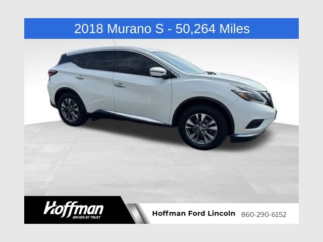 Pearl White 2018 Nissan Murano SUV / Crossover All-Wheel Drive Continuously Variable Transmission
