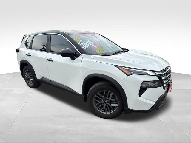 Glacier White 2025 Nissan Rogue SUV / Crossover Front-Wheel Drive Continuously Variable Transmission