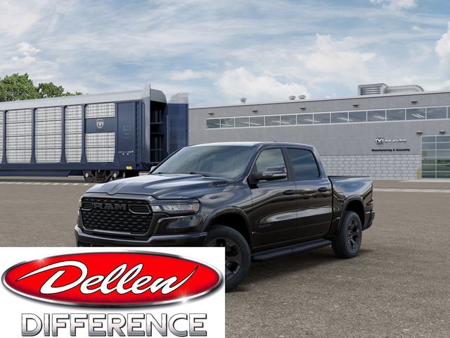 Diamond Black Crystal Pearlcoat 2026 RAM 1500 Pickup Truck Four-Wheel Drive 8-Speed Automatic