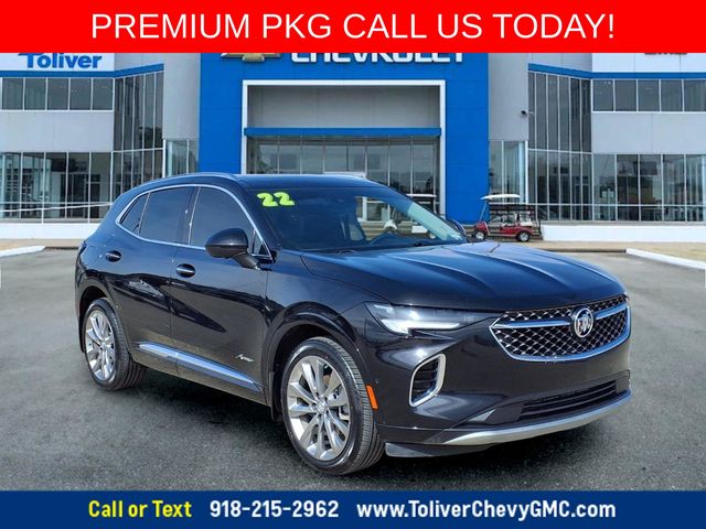 Black (Ebony Twilight Metallic) 2022 Buick Envision SUV / Crossover All-Wheel Drive 9-Speed Automatic