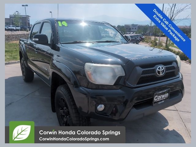 Black 2014 Toyota Tacoma Pickup Truck Four-Wheel Drive 5-Speed Automatic