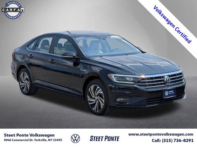 Deep Black Pearl 2021 Volkswagen Jetta Sedan Front-Wheel Drive 8-Speed Automatic
